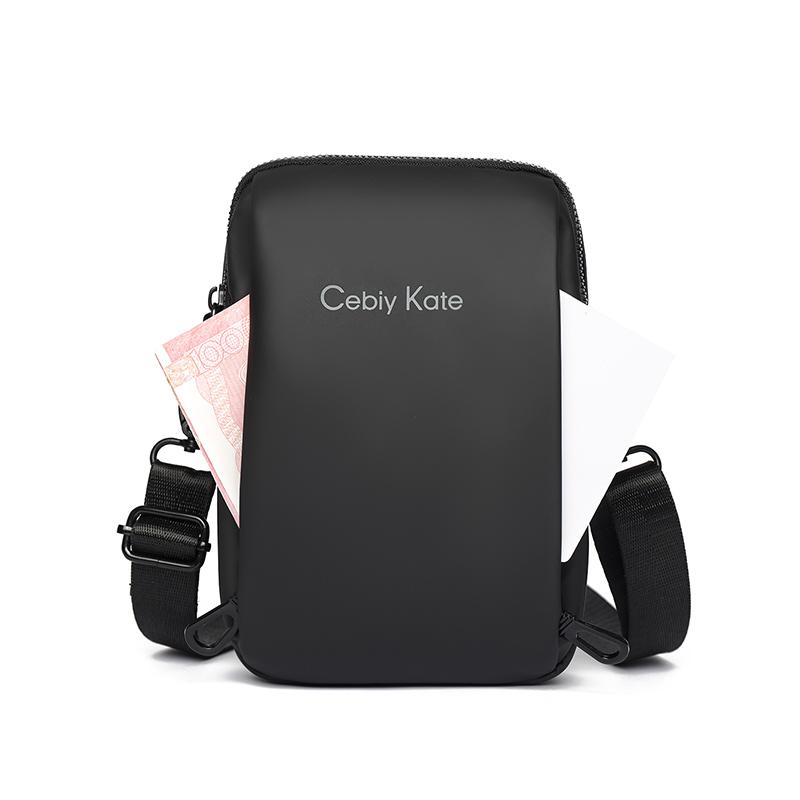 Sac Bandoulière Homme Sac pour Téléphone Portable Sac de Taille Multifonctionnel Sac Épaule Hydrofuge