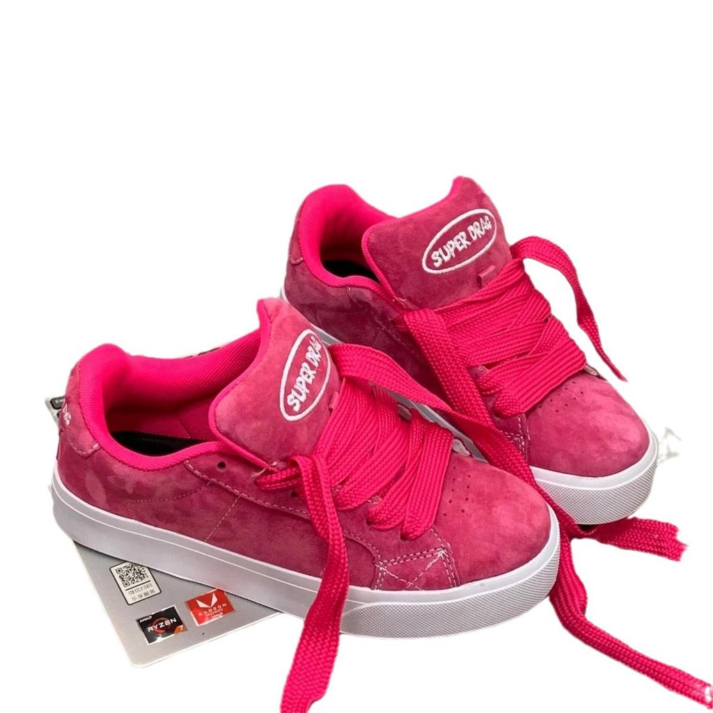 Original Dragon Fruit American Bread Shoes Women's Ins Niche Retro Casual Shoes Shock-absorbing and Wear-resistant Sports Shoes