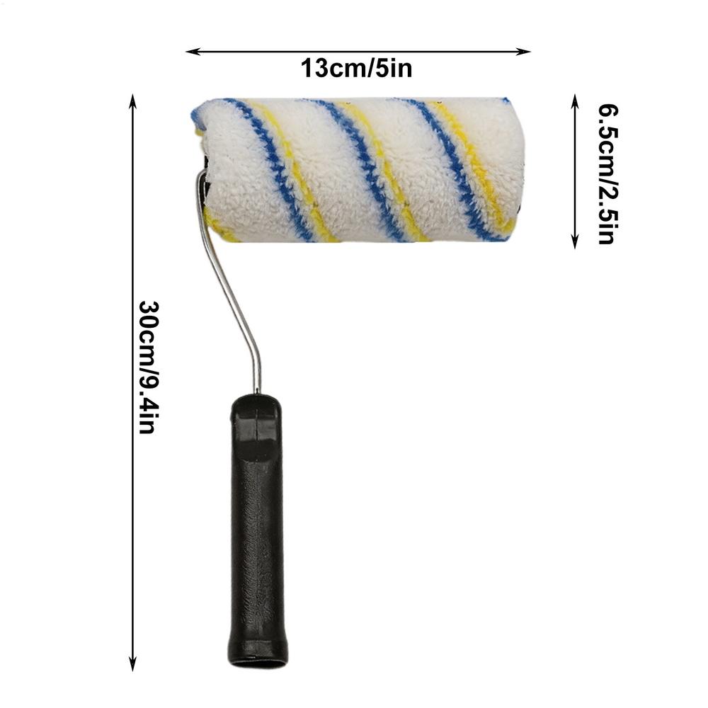 Paint Roller Brush House Renovation Tool Wall Painting Roller for Interior & Exterior, Cabinets Doors Fences Decks Crafts