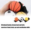 6Pcs Bouncing Ball Wrist Strength Trainer Wristbands Football Return Baseball Sports Wrist Balls for Kids Adults