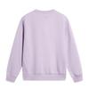 Li Ning Sports Lifestyle Series Trendy Letter Round Neck Comfortable Breathable Versatile Loose Sweatshirt Women sweatshirt Twilight-Purple AWDU448-4