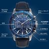 The Clock House Watch Business Casual Solar Chronograph Blue Leather Strap Men's MBC1003-BL2B