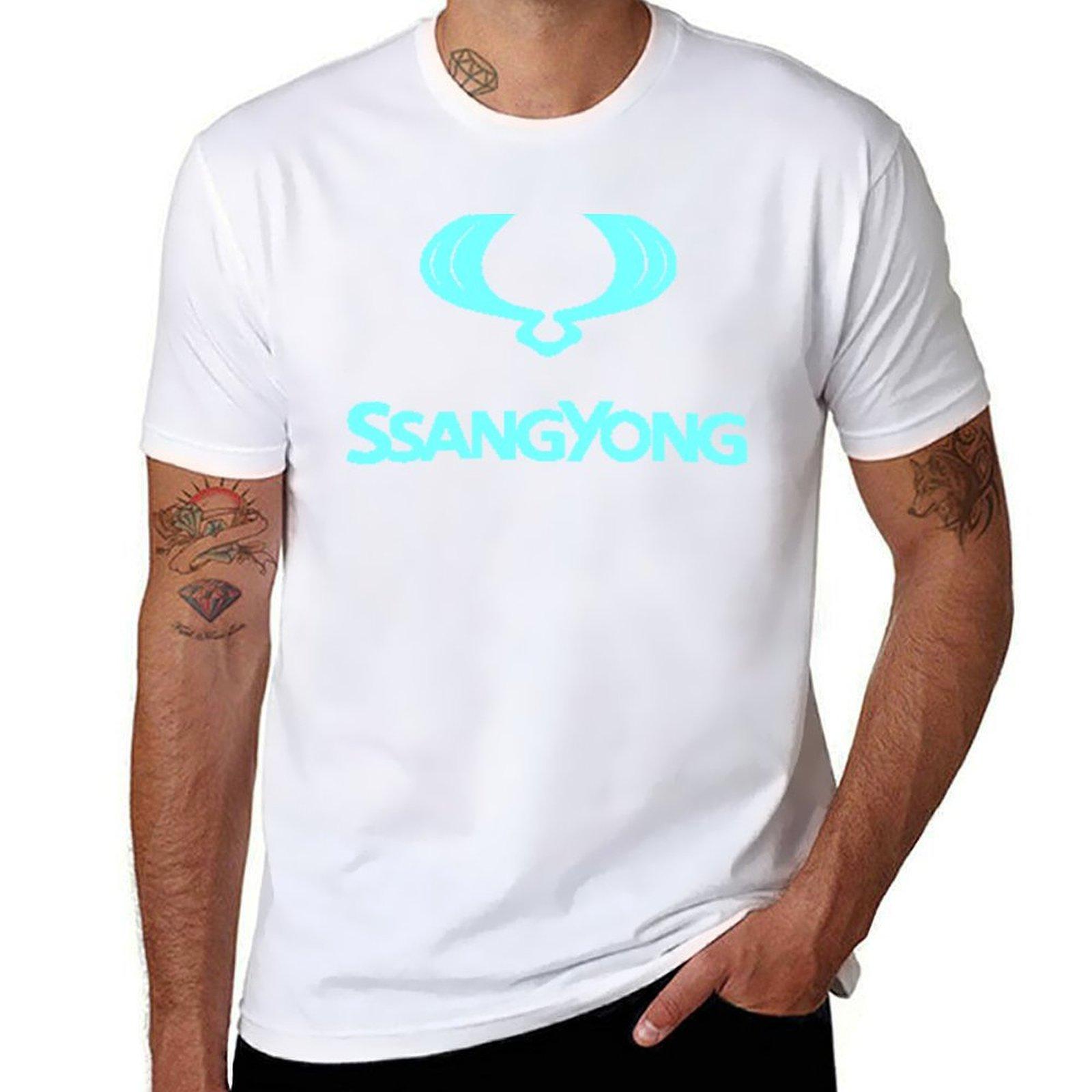

SsangYong 2.0 T-Shirt anime clothes kawaii clothes sublime t shirt for men 4XL