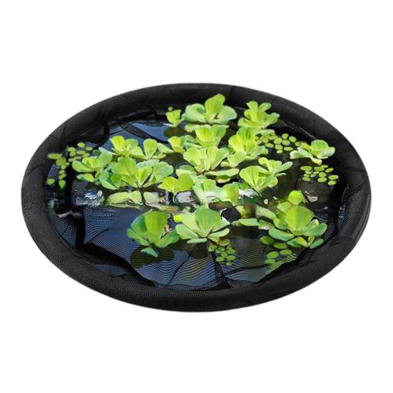 Pond Plant Protector Floating Island Fish Barrier Fine Mesh Round Netting Protects Plants from Aquatic Animals for Pond Plants