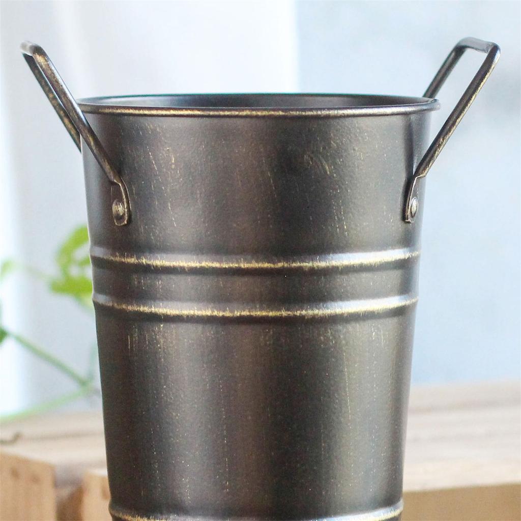 Flower Storage Bucket Flower Arrangement Decorative Buckets Bracket Metal Holder Stand Metal Iron Rack for Indoor Home