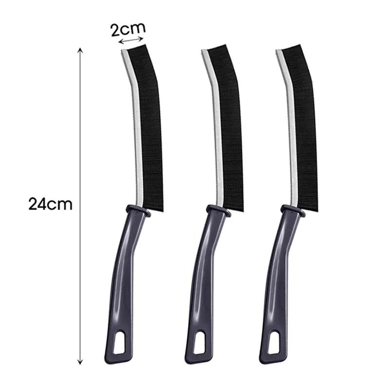 Langlebige Fugenreinigungsbürste Küche Toilette Fliesenfugen Toter Winkel Harte Borsten Reinigungsbürsten Für Dusche Bodenlinie 5/1Stk