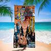 Amine My Hero Academia Kaminari Denki Microfiber Beach Towel Absorbent Quick Dry Yoga Swimming Resort Mountain Climbing Towel