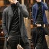 2025 Men's European & American Mixed Color Knit Cardigan Sweater