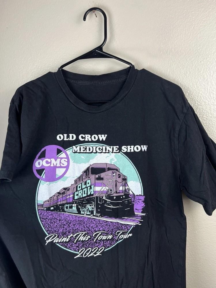 

tREND Old Crow Medicine Show Paint This Town TShirt All Size S to 5XL FN1621 Unisex T-Shirt XL
