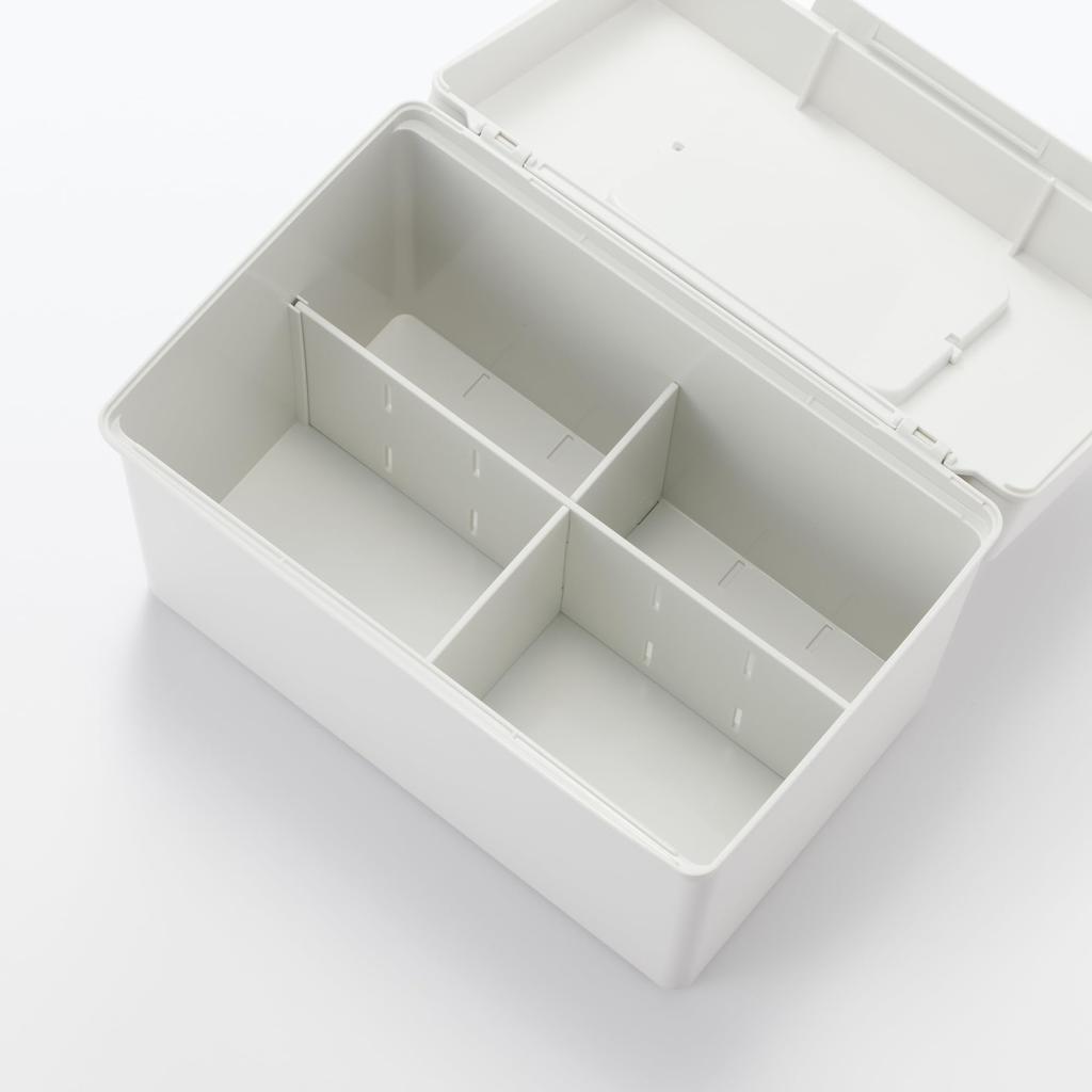 MUJI Polypropylene First Aid White KG0WYA4S Kit, Gray,