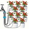 10 Head Drip Irrigation Kit 3/4 Inch Adapter Garden Watering Kit Greenhouse Potted Plant Watering Device Water Saving 1.6M