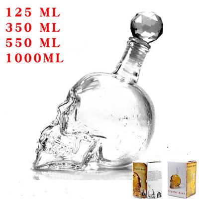 Bouteille de crâne bouteille de Vodka 350 ml 550 ml 1000 ml carafe verre à vin