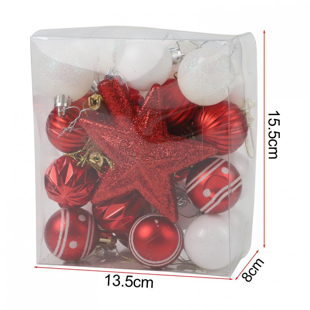 Assorted Colors And Styles Christmas Ornaments Hanging Balls Tree Decoration