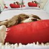 3D Print Pet Dog Bed Sets For Girl Duvetcover 2pcs Pillowcase Super Soft Comfortable Cartoon Kids Bed Quilts Cover Set 2/3 Pcs