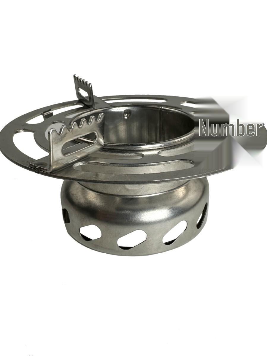 Enhanced Firepower Portable Brass Alcohol Camping Stove