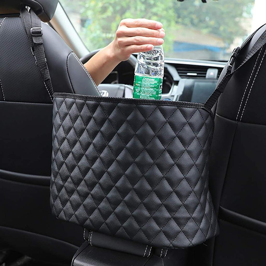 Ailiner Car Storage Car Storage Bag Water Dirt and Scratch Space Large Easy To Checkered Pocket, Bag, Holder, Repellent, Resistant, Saving, Capacity,