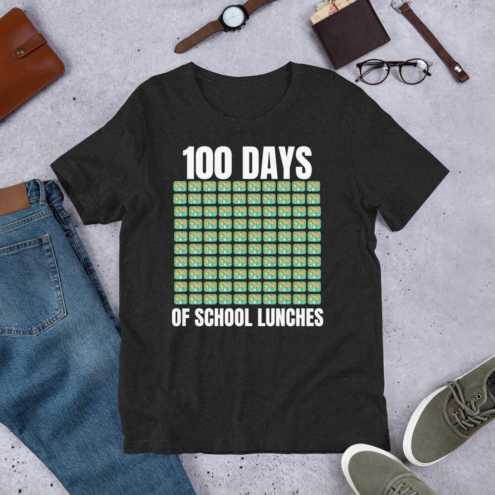 

100 Days of School Lunches Kids 100th Day of School Costume t-shirt 130