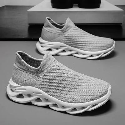 Men Breathable Lightweight Sneakers Outdoor Mesh Black Running Shoes Athletic Jogging Tenis Walking Shoes Casual Sport Shoes