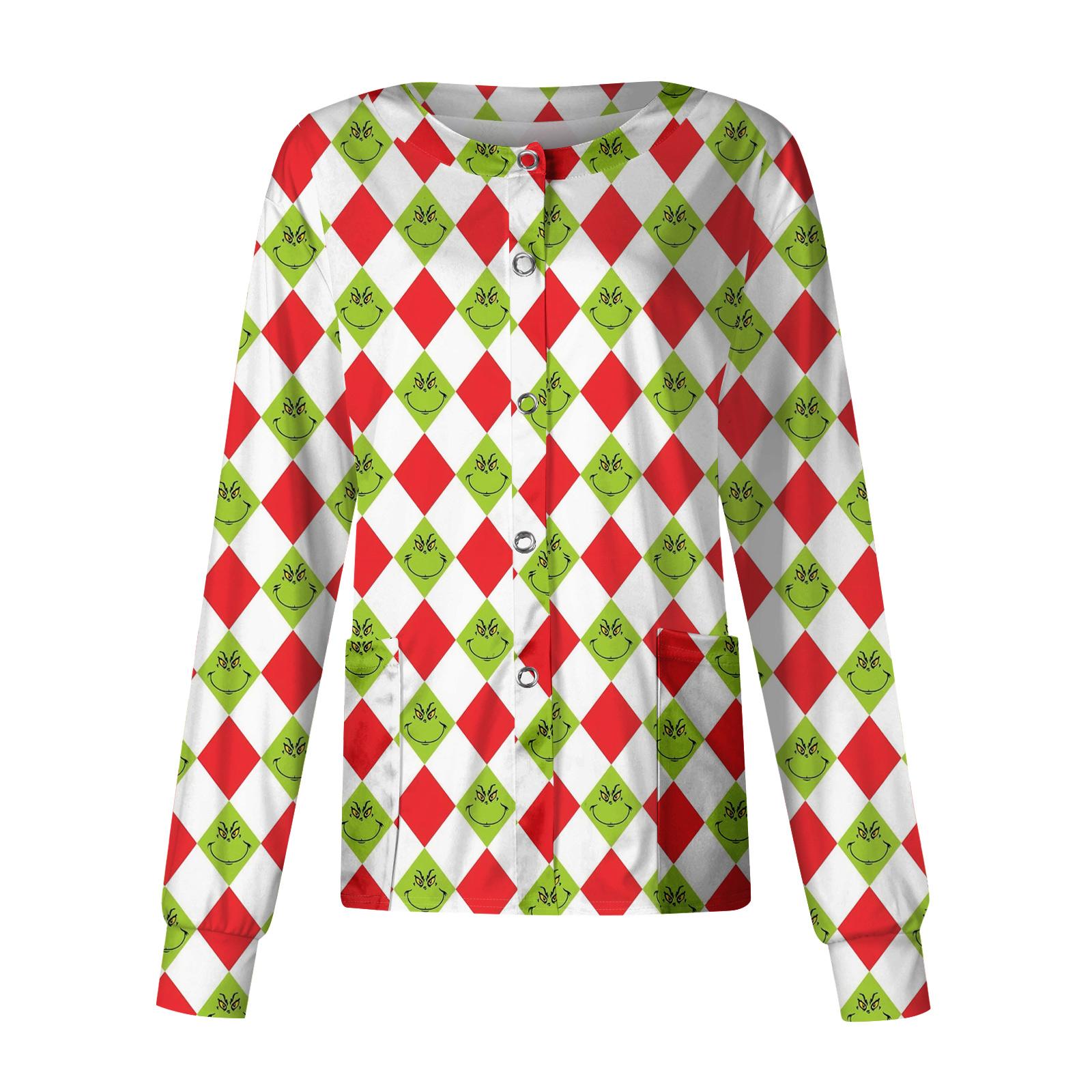 

Женский повседневный однобортный топ с длинным рукавом и принтом Dry-nurse XXL