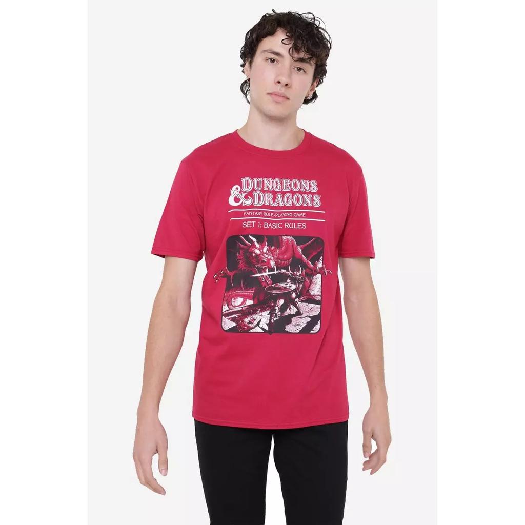 Dungeons & Dragons Mens Basic Rules Box T-Shirt