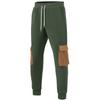 Men's Winter Fleece Tracksuit Sets  Stand Collar Sweatshirt Cargo Sweatpants 2 Piece Jogging