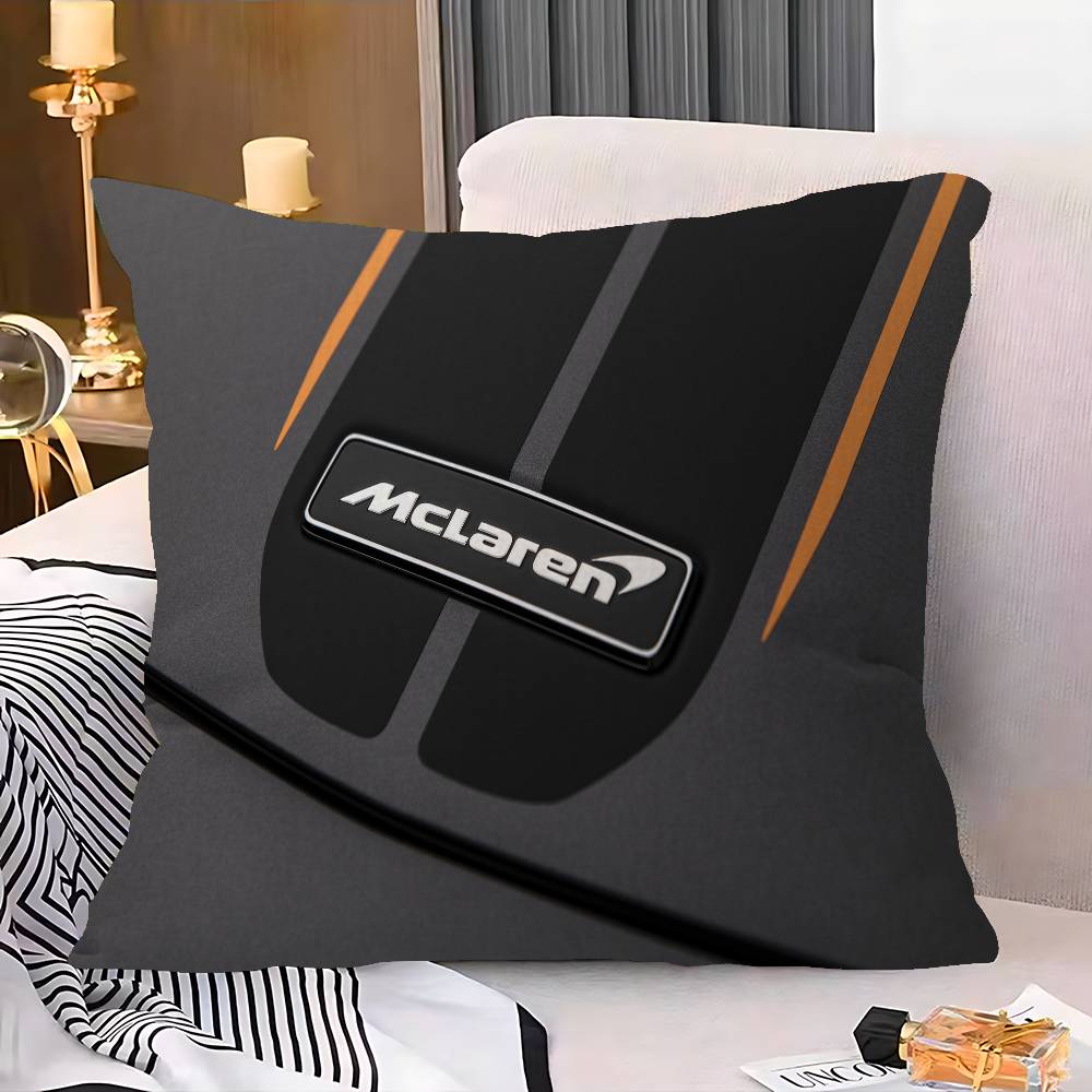 Funda de Almohada Decorativa Estética de Habitación con Logo M-McLaren Decoración del Hogar Dormitorio Cama Sofá Funda de Cojín 45x45