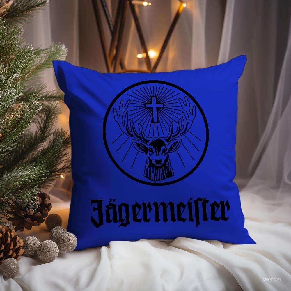 Mode J-Jagermeister Kissenbezug Premium Komfort Wendbarer Kissenbezug -Zwei-in-Eins-Design für jeden Raum & Autoinnenraum