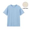 Summer Shoulder Cotton Short-sleeved T-shirt Women's Round Neck Solid Color Loose Large Size Women's New Top