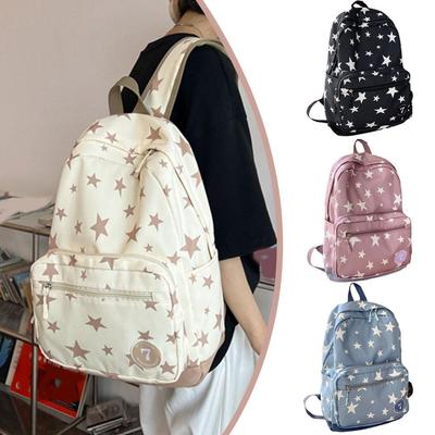 Star Backpack for Women Men, 17 Inch Star Laptop Backpack College Bag Cute Travel Backpack Student Back To School Casual
