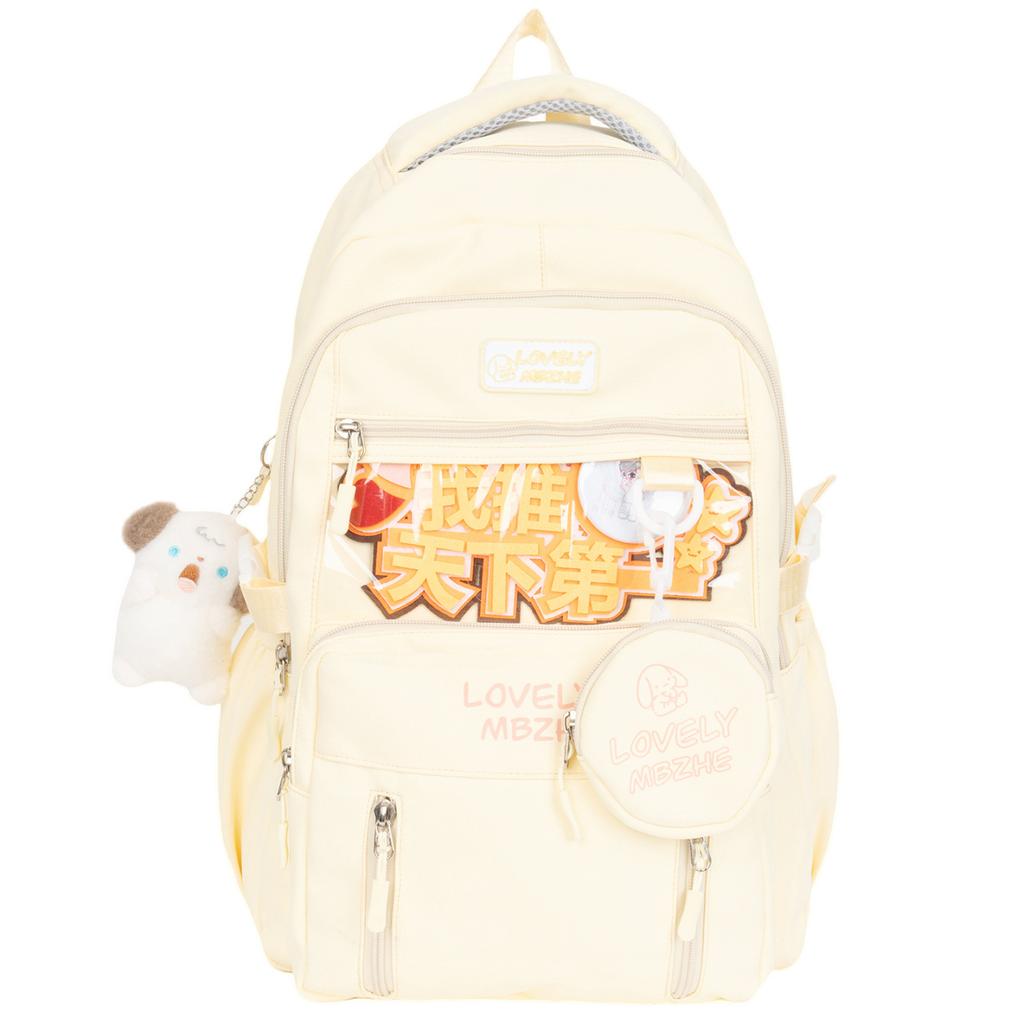 Japanese girl ins bag large capacity two-dimensional fashion backpack youth campus primary and secondary school student schoolbag