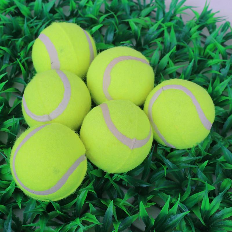 Pet Tennis Toys Level 2 Dog Tennis Micro Elastic Rubber Ball Dog Ball Bite Dog Training Supplies