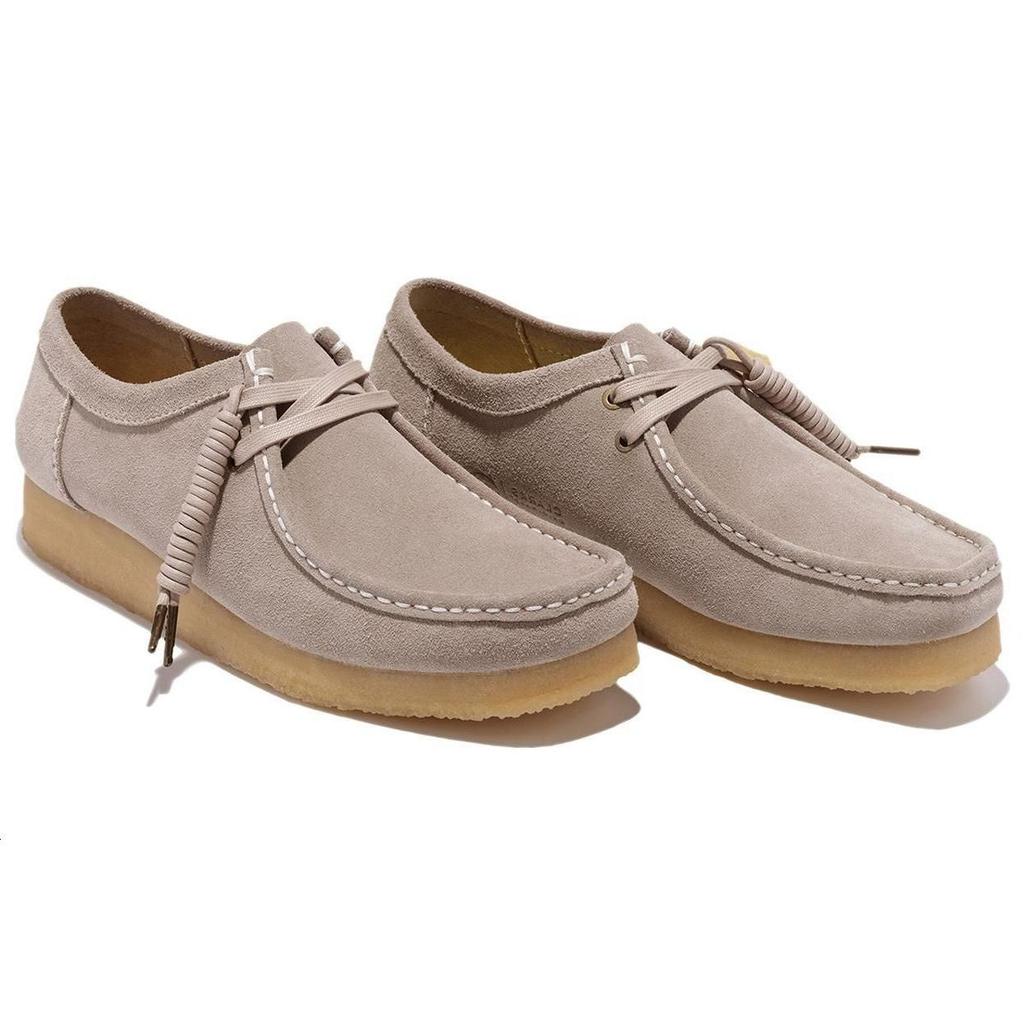 Clarks Originals X Li-Ning 1990 Comfortable Versatile Non-Slip Wear-Resistant Breathable Low-Top Sports Casual Shoes Men Sneakers Sand ALFS224-1