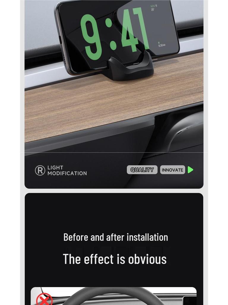 Tesla Model 3/Y Dashboard Silicone Phone Holder