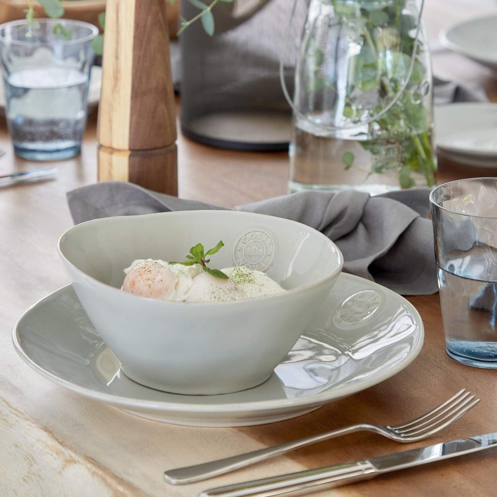 Officially Imported Costa Nova Sand Dishwasher and Microwave NOS151SG Bowl, Approx. 16cm, Gray, Safe,