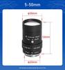 FA Industrial Zoom Lens Series: 6-60mm/5-50mm/10-50mm Low Distortion C-Mount for Machine Vision