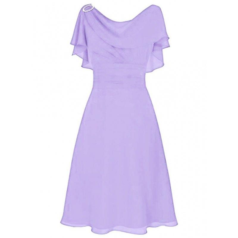 European and American new chiffon dress, women's sexy one-word shoulder wedding dress long dress women