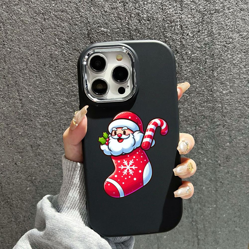 N102 Счастливого Рождества и Нового года Мягкие чехлы для телефонов iPhone 16 Pro — фото 9