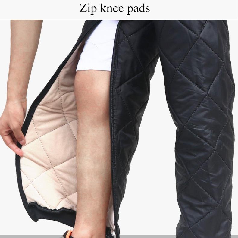 Motorcycle Thermal Knee Pads Leg Sleeves Elastic Band for Adults Outdoor Work Skiing