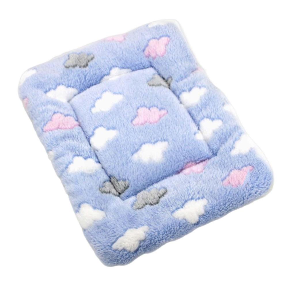 Dog Bed Mat Washable Kitten Cushion Fleece Pet Sleeping Bed Mats Cat Bed Mats for Rabbit Sleeping Puppy Kitten Cats Small Dogs