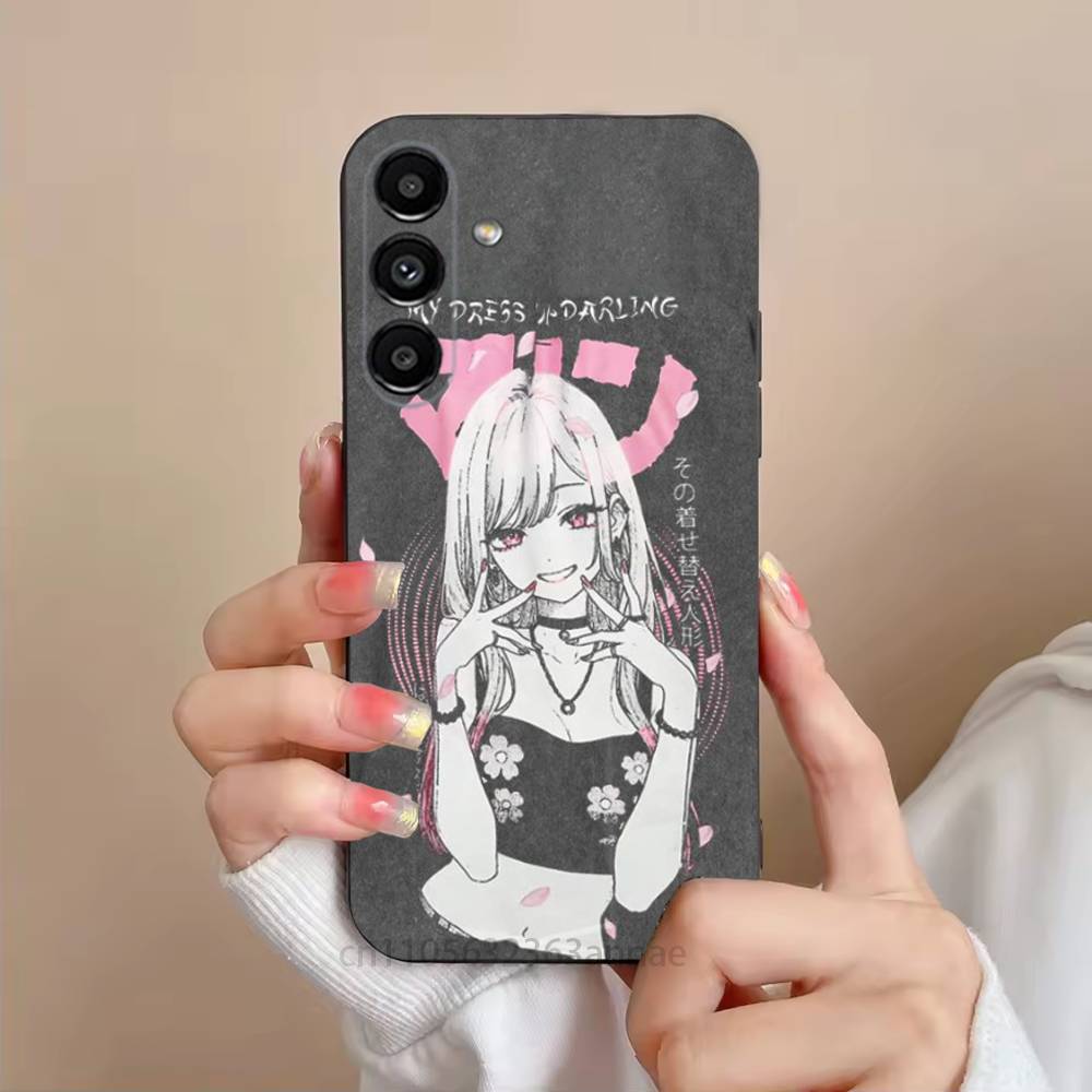 

Marin Kitagawa Phone Case For Samsung S25,24,23,22,21,S20,Ultra,Plus,FE Black Soft Cover SamsungS20lite