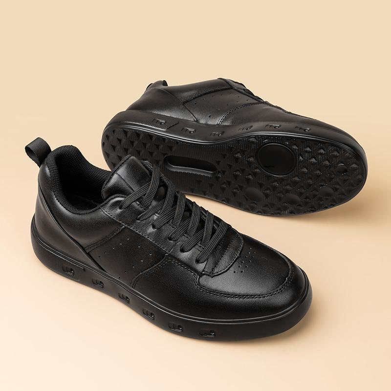 Genuine Leather Mens Casual Shoes Four Seasons Skateboard Footwear Non-slip Male Outdoor Sports Shoes Tenis Masculino Sneakers