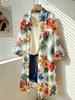 Women's Casual and Versatile Printed Long-sleeved Shirts, Loose Printed Long-sleeved Shirts, Casual and Versatile Shirts with Slimming Temperament