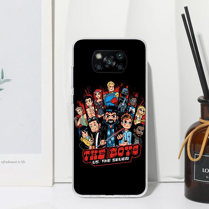 The Boys Homelander TV Phone Case For Xiaomi Poco X7 X6 X5 M7 M8 Pro F7 Ultra Redmi 15C 15 13C 13 12C 12 10 10C 10A Art Fundas P