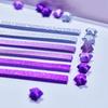Glass Bottle Glitter Origami Stars Paper Strips Paper Star String Lights Lucky Star Paper Folding Strips Decorative Paper