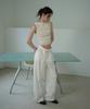 WITHOUT SUMMER Linen Belted Pants_Ivory
