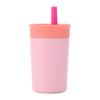 12oz Thermal Coffee Cup with Straw Thermos Bottle Children's Cup Thermal Mug  Car