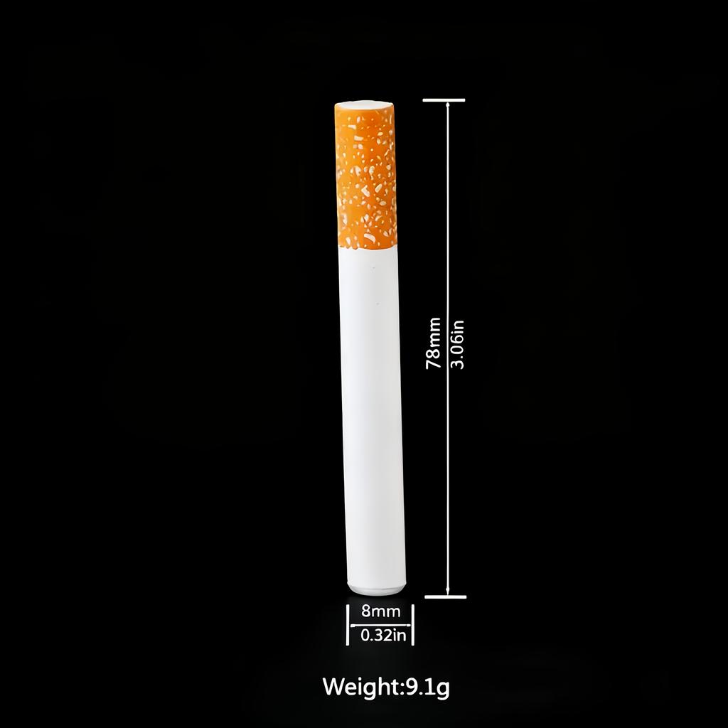 2 Stück Mini-Seifenblasenstab Handheld-Seifenblasenpfeife Requisite Streich Kreativer Zigaretten-Seifenblasenstab Party-Atmosphäre Schaffendes Werkzeug