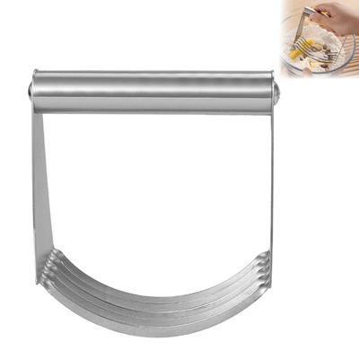 Stainless Steel Pastry Cutter Professional Dough Blender with Ergonomic Handle Heavy Duty Butter Dough Cutter Tool for Biscuits Pie Crusts