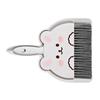 Dustpan and Brush Set Cartoon Mini Portable Cleaning Broom with Dust Pan for Desk Rabbit