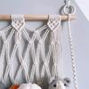Lightweight and Stylish Wall Shelf Handwoven Fringe Wall Hangers for Home Decor and Displaying Personal Collections